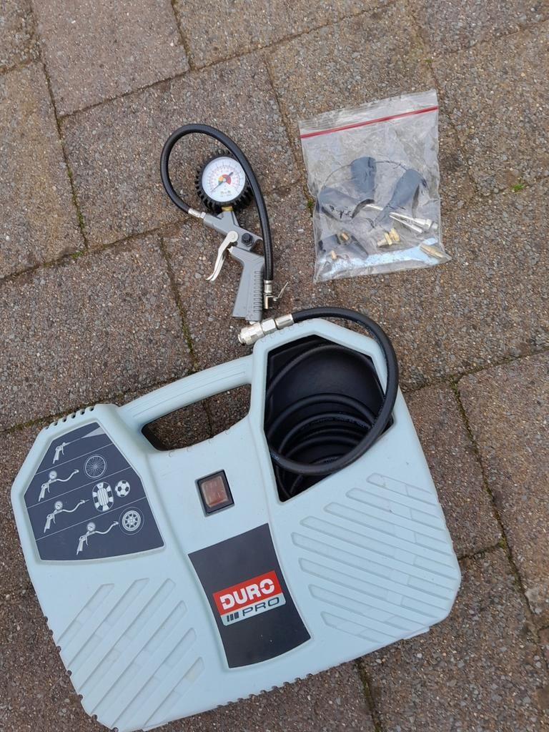 Duro Pro kompressor, Doe-het-zelf en Verbouw, Compressors, 100 liter of meer, Ophalen, Minder dan 200 liter/min