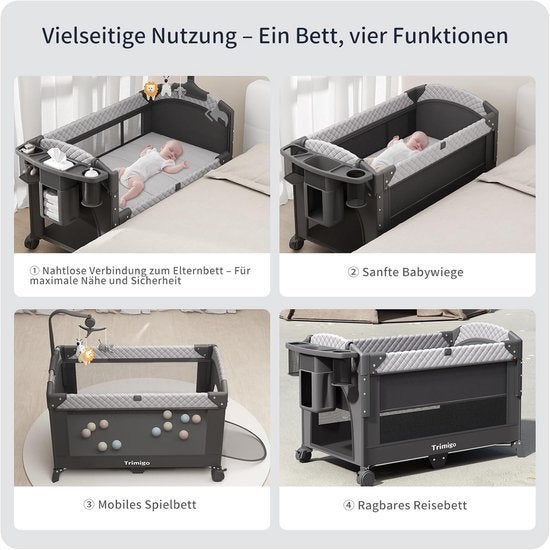 Inklapbaar Babybed – Reisbed – Bijzetbed – Speelbox, Corvance B.V., Verzenden, Nieuw, Corvancebol@gmail.com