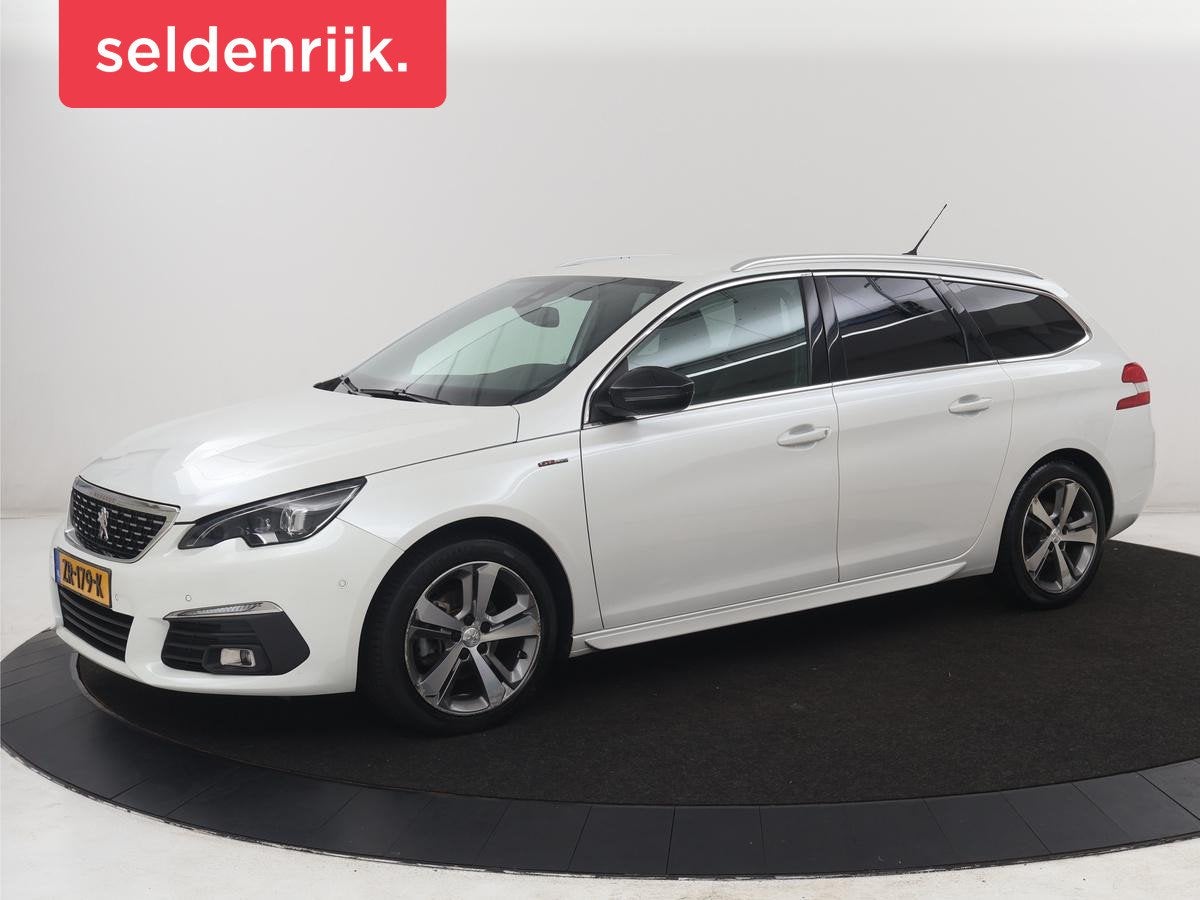 Peugeot 308 SW 1.2 PureTech GT-line | Half leder | Cruise co, Gebruikt, Euro 6, 1199 cc, Leder en Stof