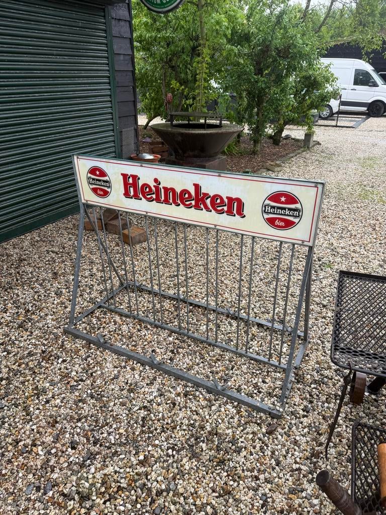 Heineken fietsenrek - Vintage reclame item, Ophalen, Gebruikt
