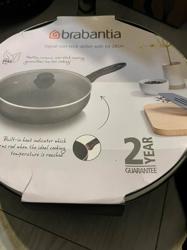 Nieuw Brabantia hapjespan, Ophalen of Verzenden, Nieuw, Overige materialen, Koekenpan of Braadpan