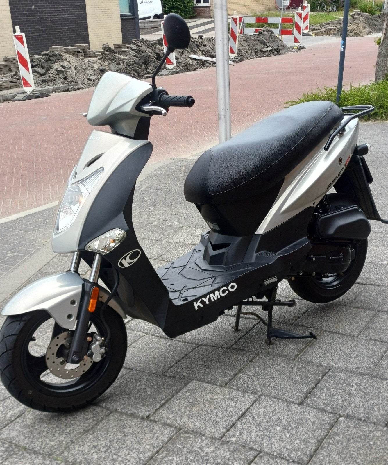 Kymco Agility 50 Snorfiets - Zilver - 2017 - 12640 km, Ophalen, Gebruikt, Kymco, Onbekend