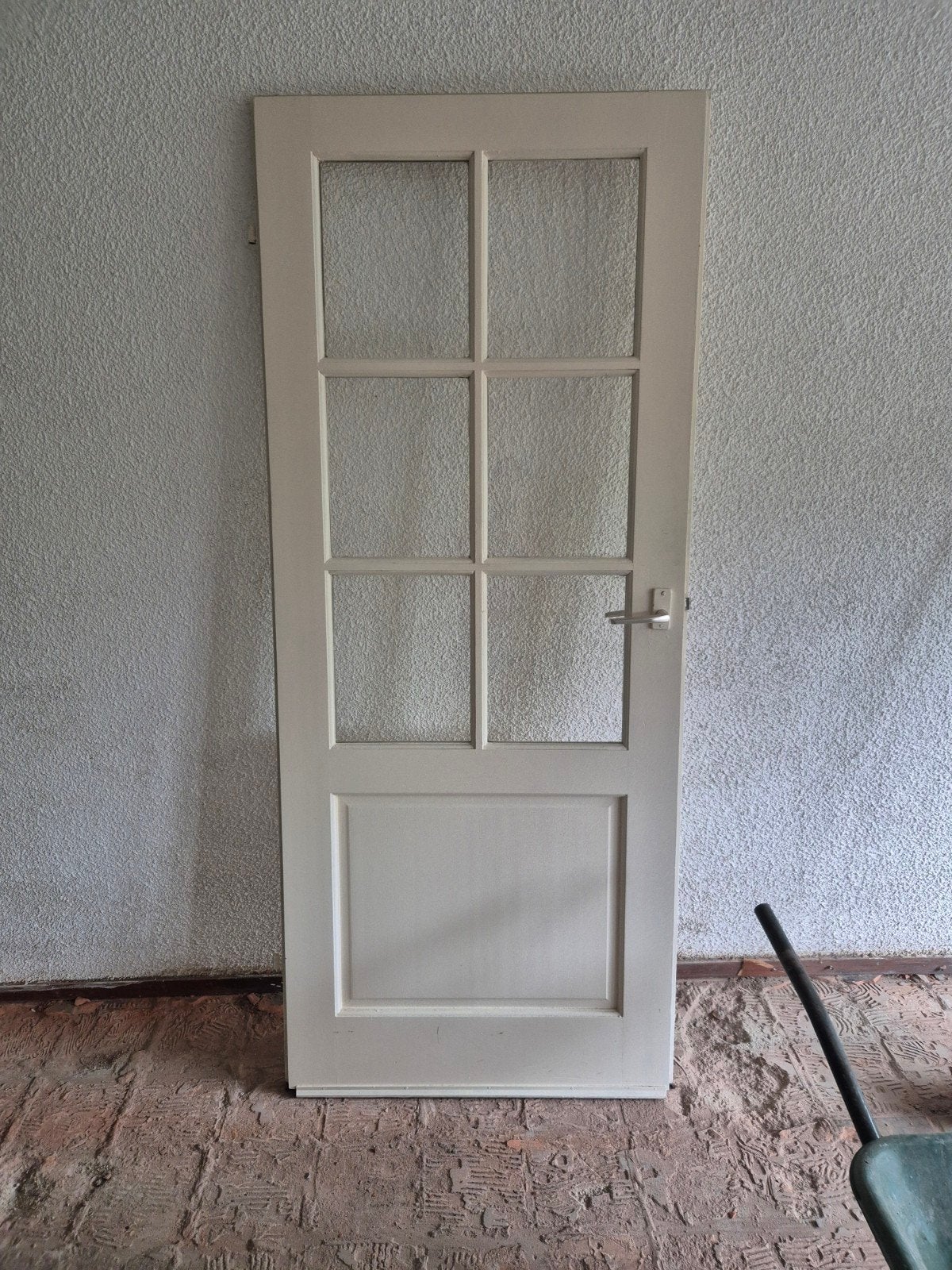 Opdek binnendeur met glas - 83x200 cm - Goede conditie, Doe-het-zelf en Verbouw, Deuren en Horren, Gebruikt, 80 tot 100 cm, Binnendeur