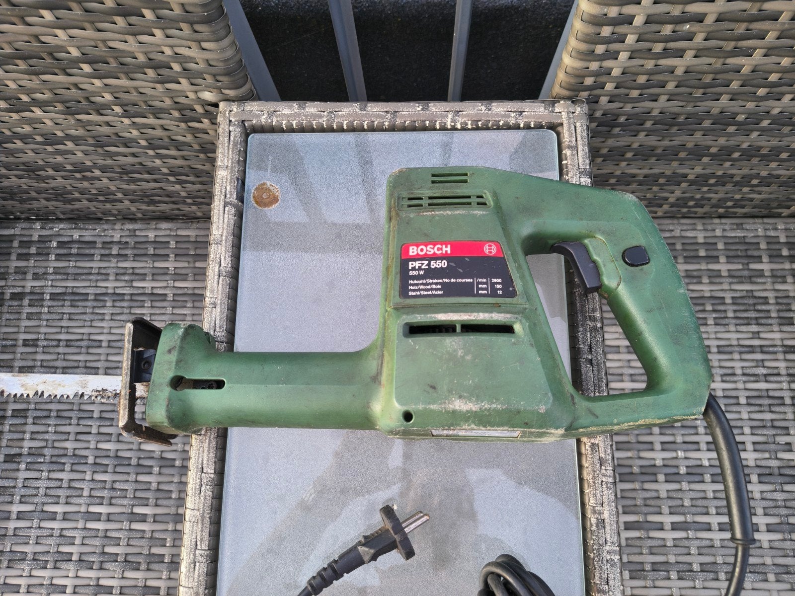 Bosch PFZ 550 Reciprozaag - 550 Watt, Ophalen, Gebruikt, Reciprozaag, Bosch