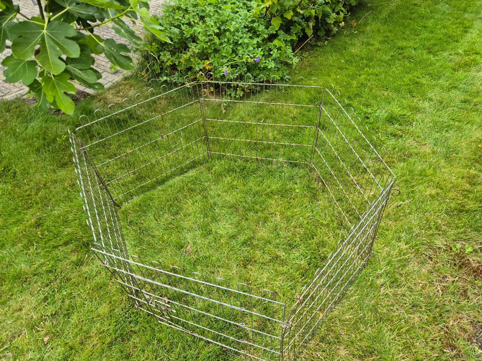 Buitenren voor konijnen / knaagdieren, Ophalen
