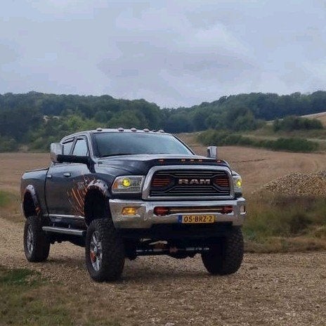 Dodge RAM 2500 Monster-truck LIMITED 6.7L Cummins, Auto's, Dodge, Automaat, Euro 5, 6690 cc, Zwart