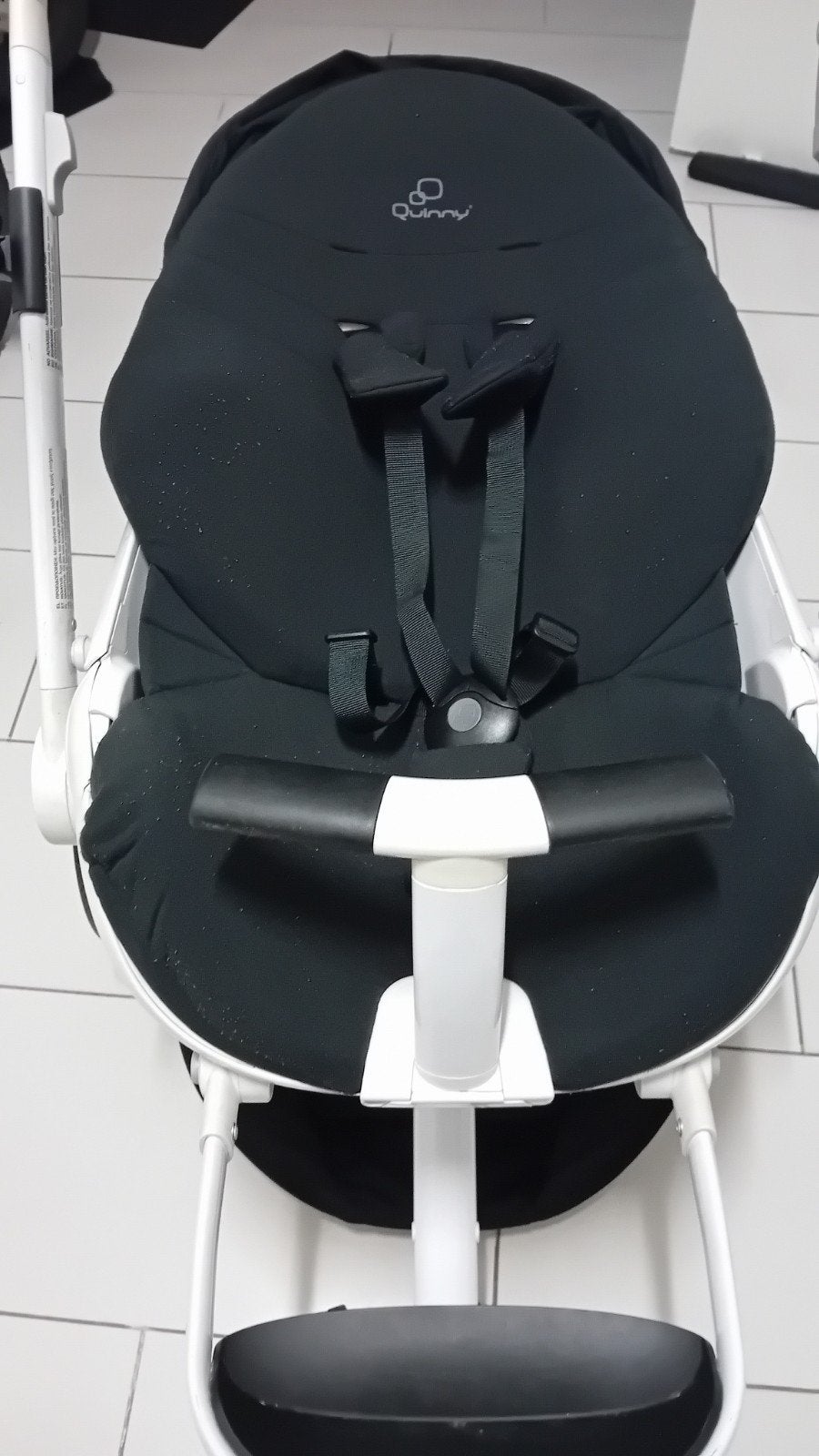 Quinny Moodd kinderwagen met reiswieg en accessoires, Kinderen en Baby's, Kinderwagens en Combinaties, Gebruikt, Combiwagen, Verstelbare duwstang