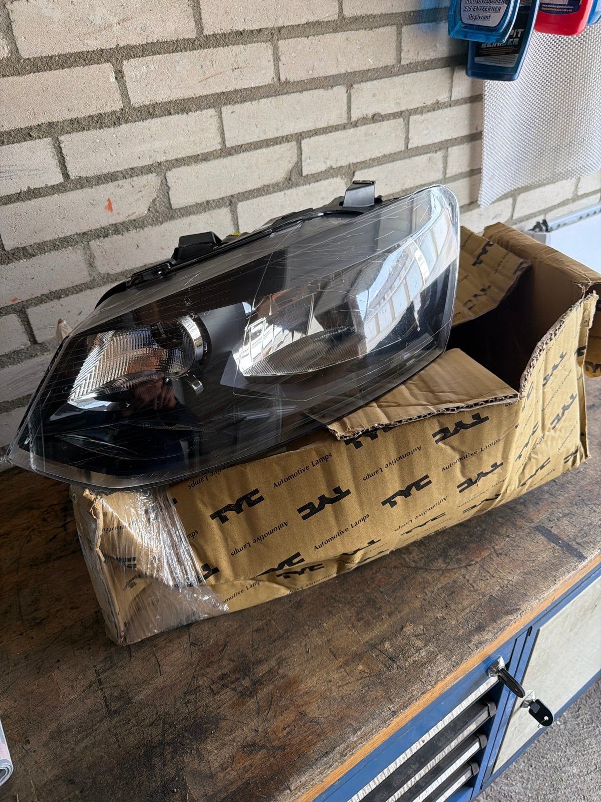 Koplamp Volkswagen Polo 6R/6C (2009-2017) Zwart, Ophalen of Verzenden, Nieuw, Volkswagen
