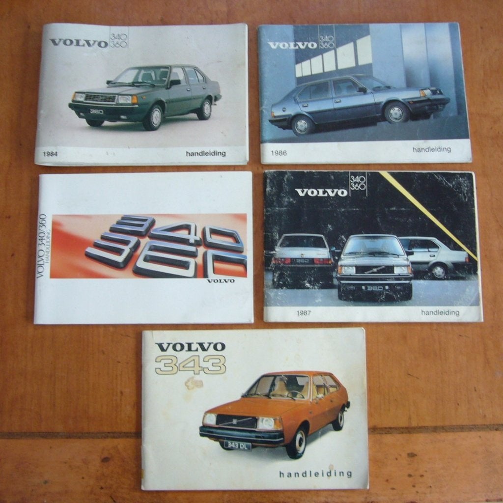 Handleiding volvo 340 van diverse modeljaren, Ophalen of Verzenden