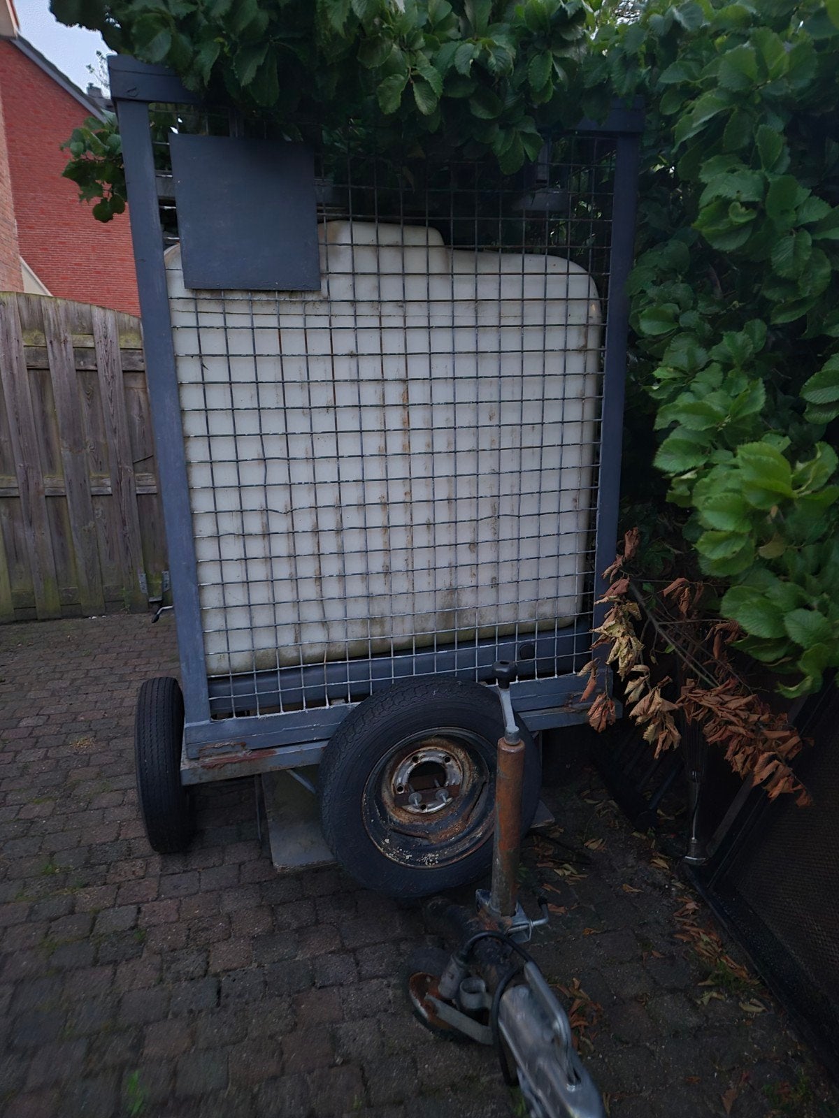 Waterwagen / IBC Aanhanger (1000L), Ophalen