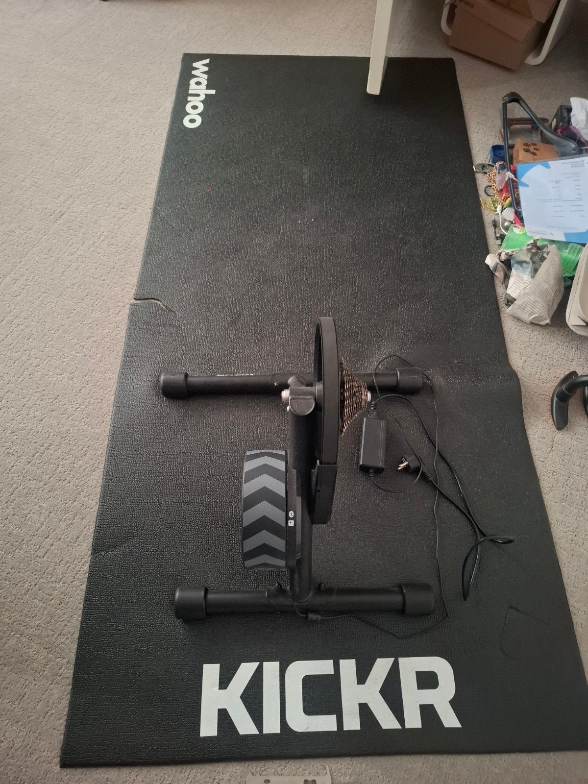 Wahoo KICKR core Smart Trainer met mat, Ophalen