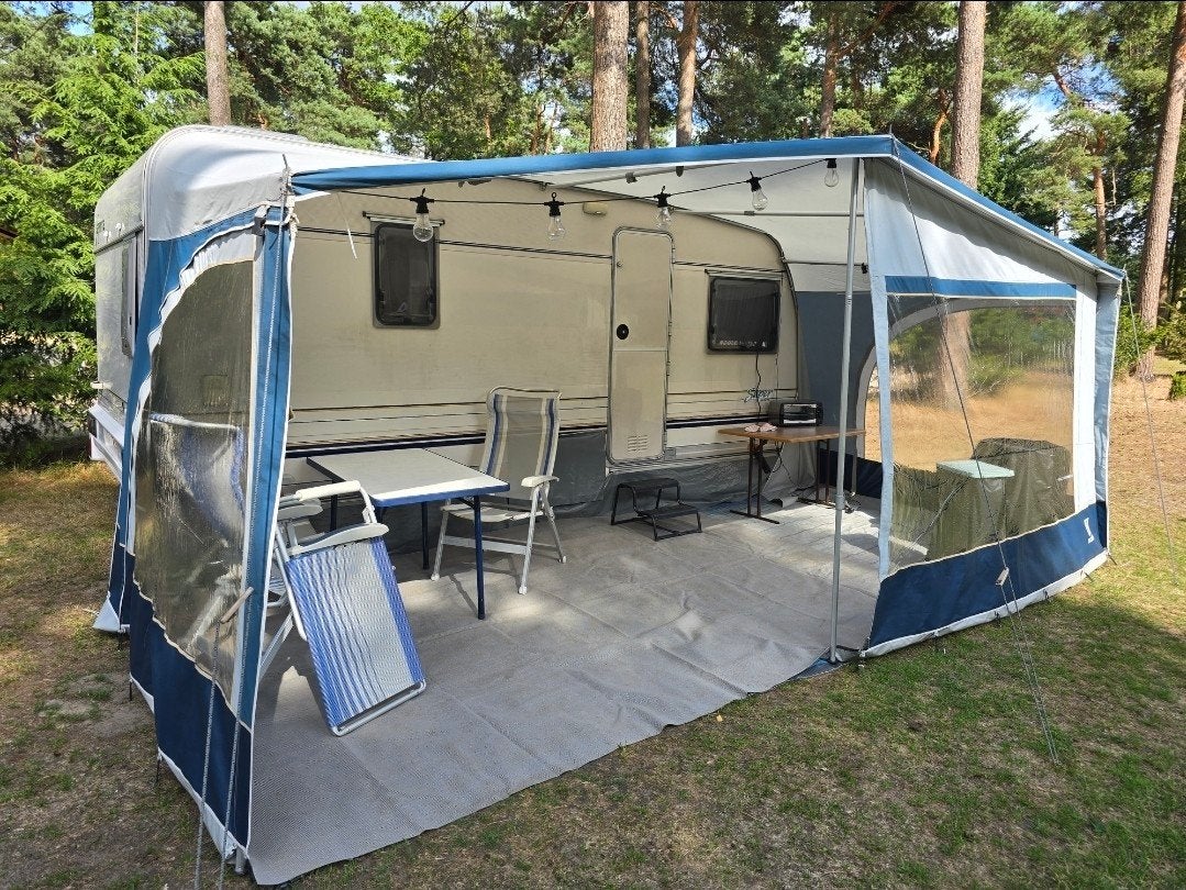 Pioneer Voortent met aluminium frame, omloopmaat 11, Ophalen of Verzenden, Gebruikt, Overige merken