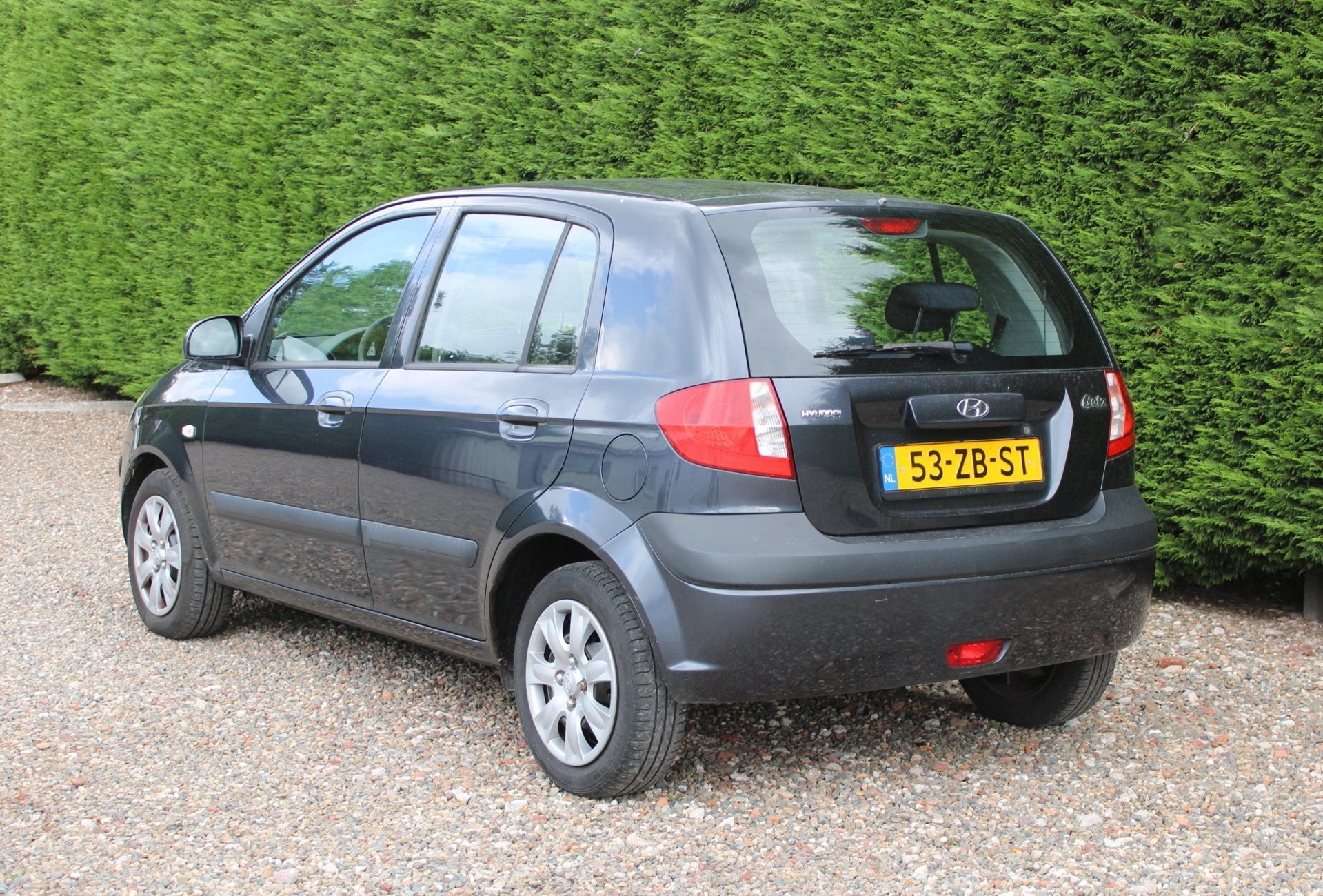 Hyundai Getz 1.4i Active Cool INRUILKOOPJE, Auto's, Hyundai, Voorwielaandrijving, Zwart, 4 cilinders, Origineel Nederlands