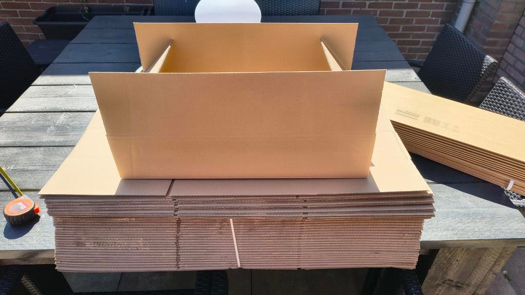 Kartonnen dozen, verzenddozen, verzend verpakking, Doe-het-zelf en Verbouw, Kratten en Dozen, Ophalen, Doos, Opvouwbaar, 50 tot 75 cm