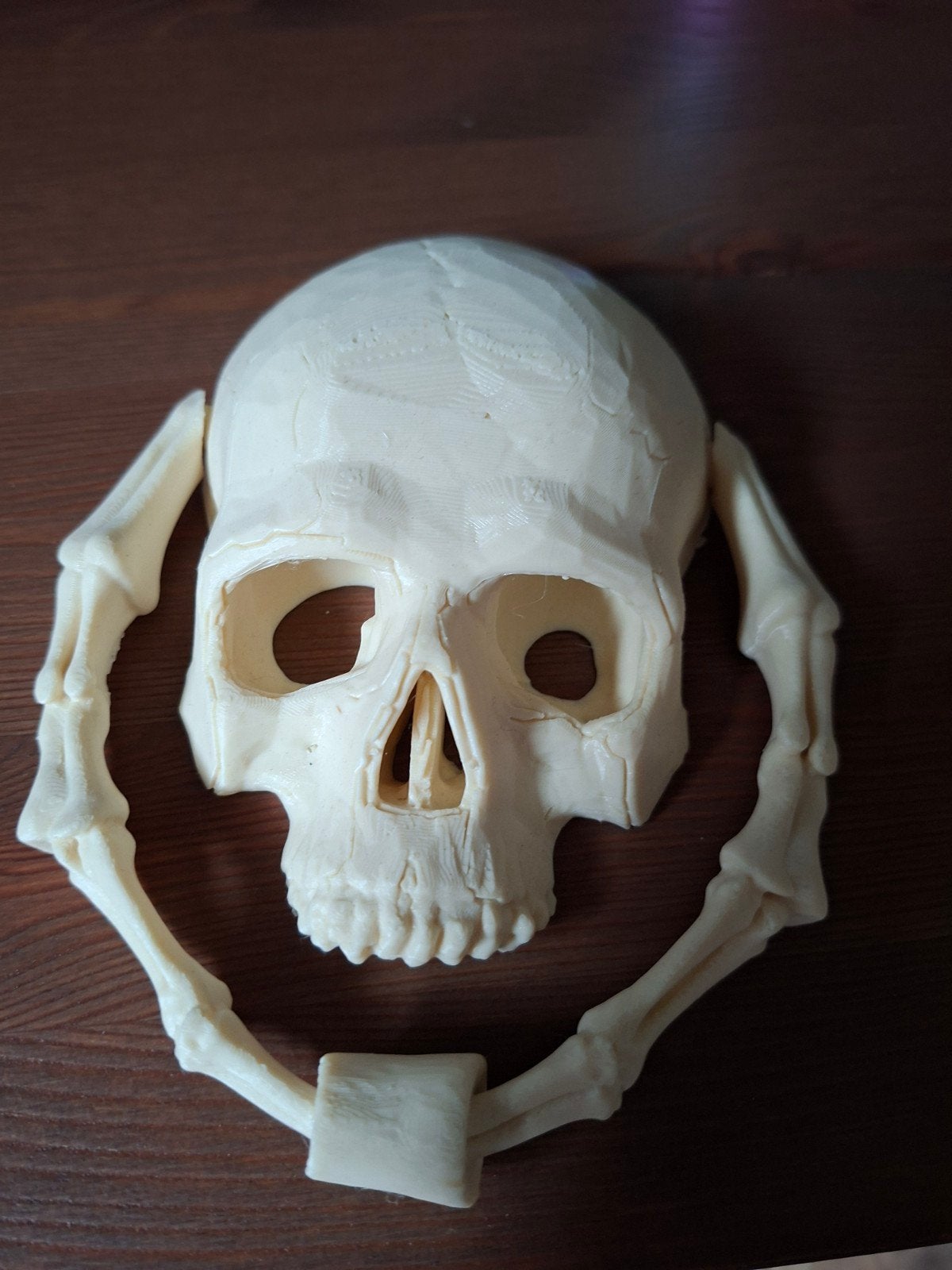 3D Geprinte Schedel Deurklopper - Uniek en Decoratief, Overige stijlen, Nieuw, Kunststof, Ophalen of Verzenden