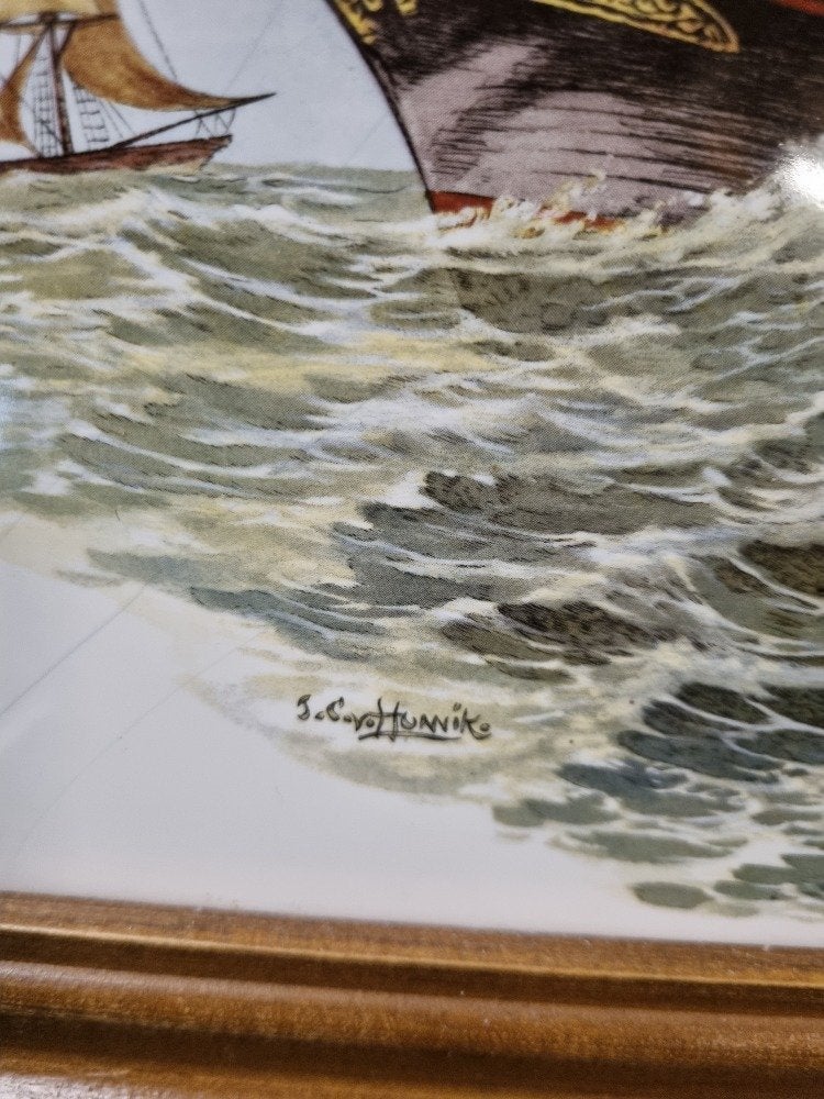 schilderij tegels schip atlantic mermaid, Ophalen of Verzenden, 'T Olde Gre-j, Info@toldegrej.nl, Endepoelstraat 20f Didam