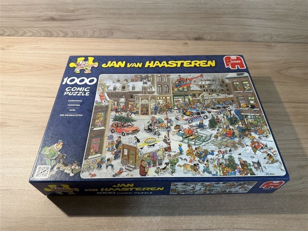 Jan van Haasteren - kerstmis - 1000 stuks - s6290, Verzenden, 500 t/m 1500 stukjes, Zo goed als nieuw