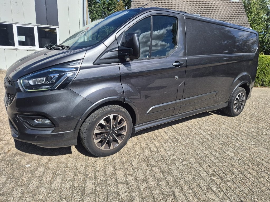 Transit Custom 320 Sport | 185 PK | AUTOMAAT | SORTIMO, Leder en Stof, Origineel Nederlands, Diesel, Particulier