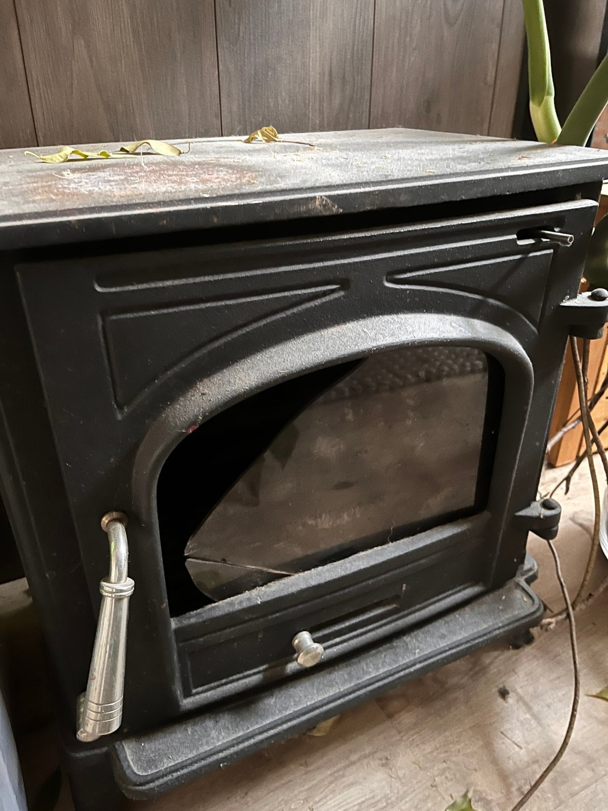 Houtkachel gietijzer 6kW, Ophalen, Gebruikt, Hout, Houtkachel