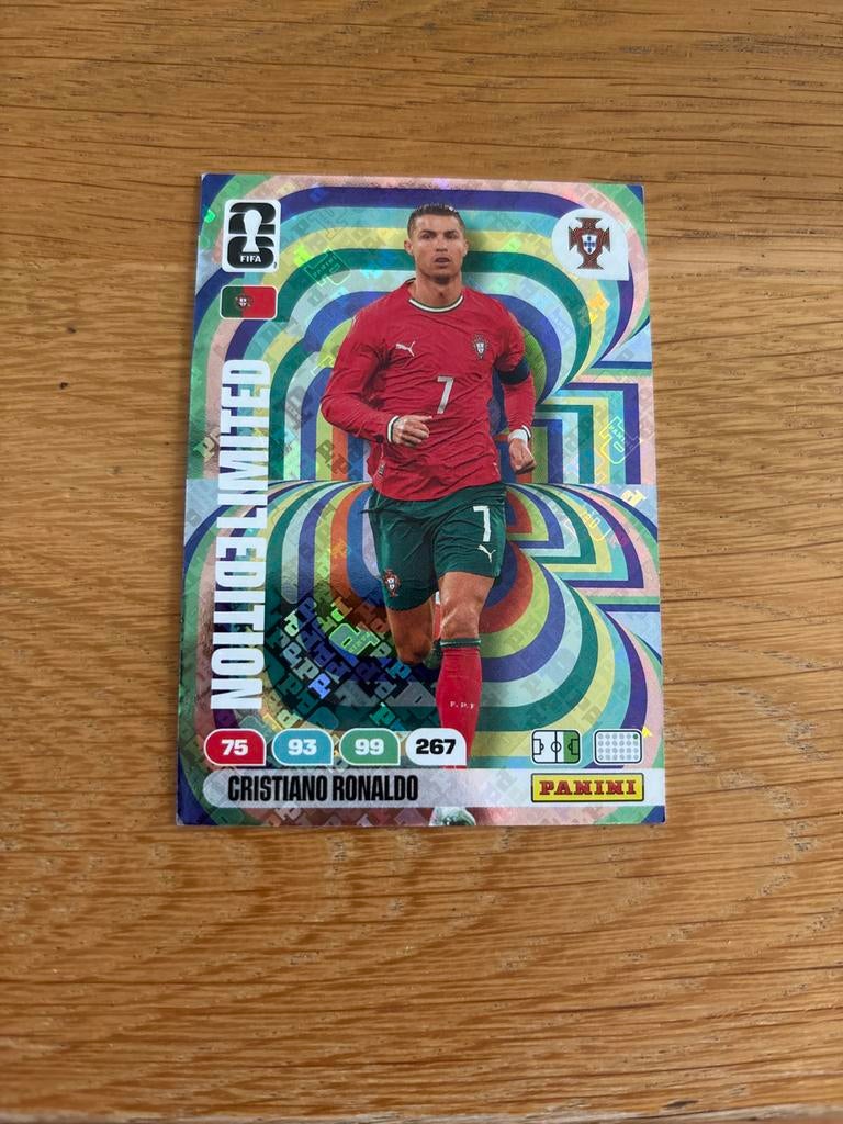 Panini FIFA world cup 2026 Limited Edition Cristiano Ronaldo, Ophalen of Verzenden, Nieuw, Buitenlandse clubs, Spelerskaart
