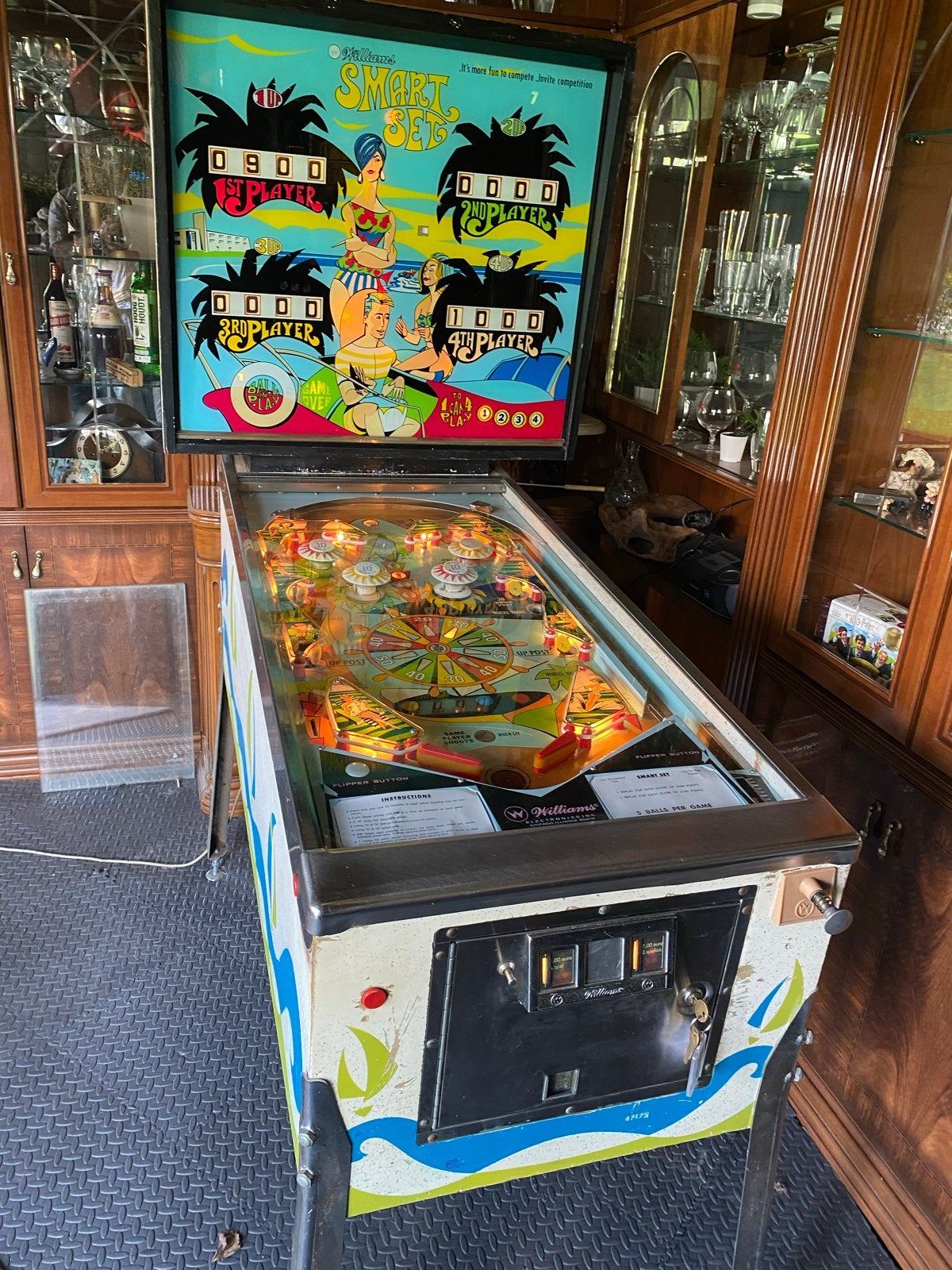 Flipperkast Williams Smart Set - Vintage en Werkend, Ophalen, Gebruikt, Elektronisch, Williams