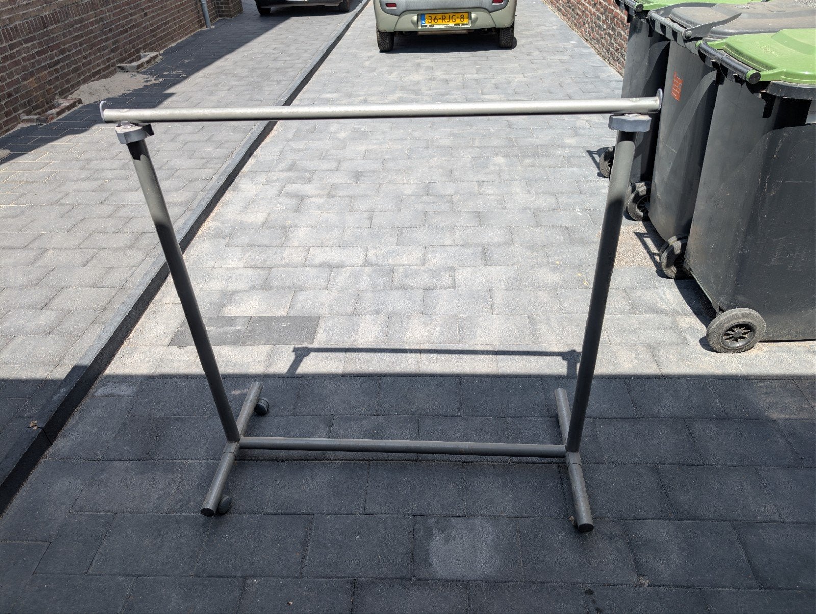 Kledingrek Verrijdbaar, Ophalen, Met wielen, Gebruikt