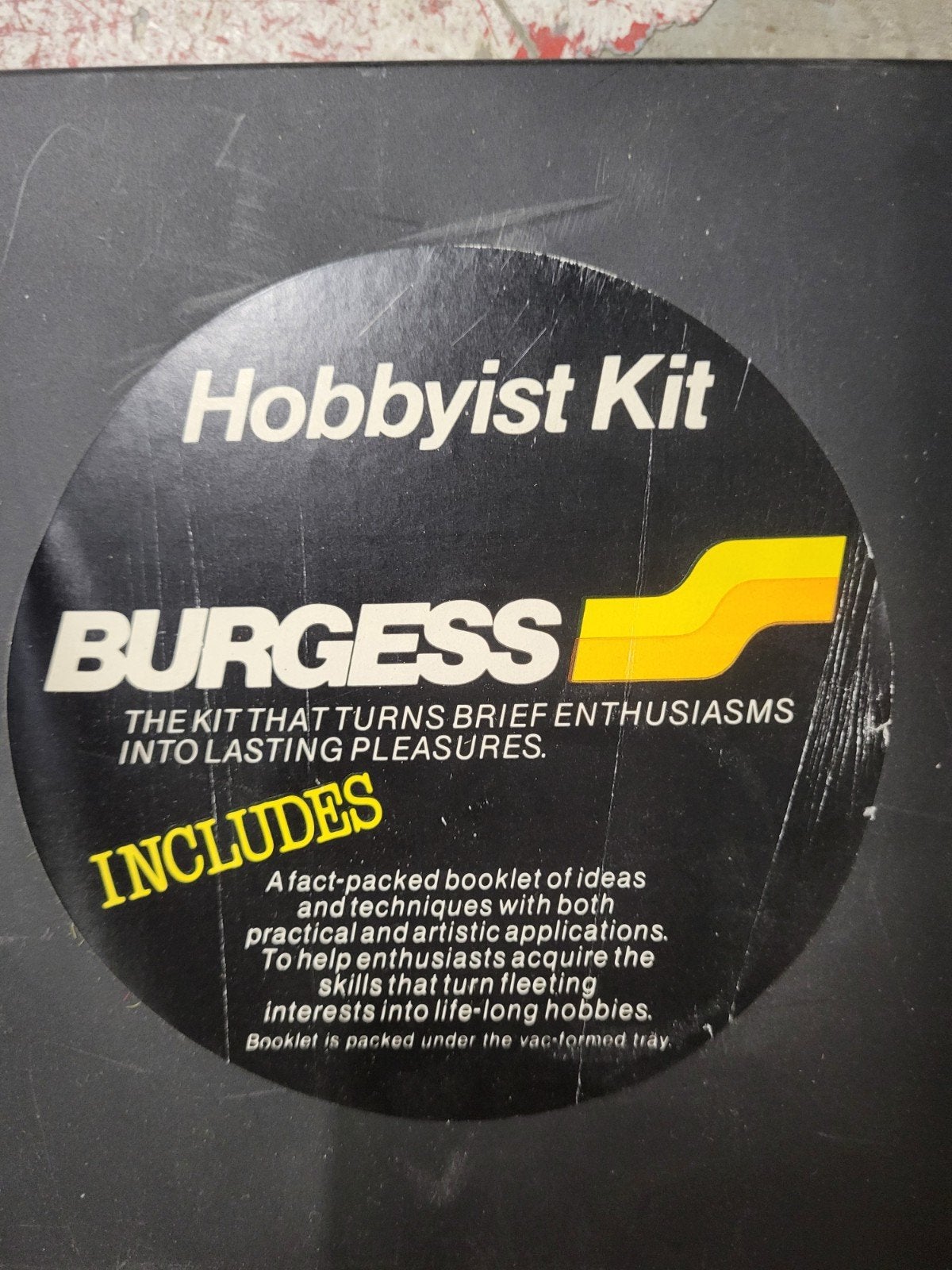 Vintage Burgess graveerset met toebehoren, Ophalen of Verzenden, Zo goed als nieuw