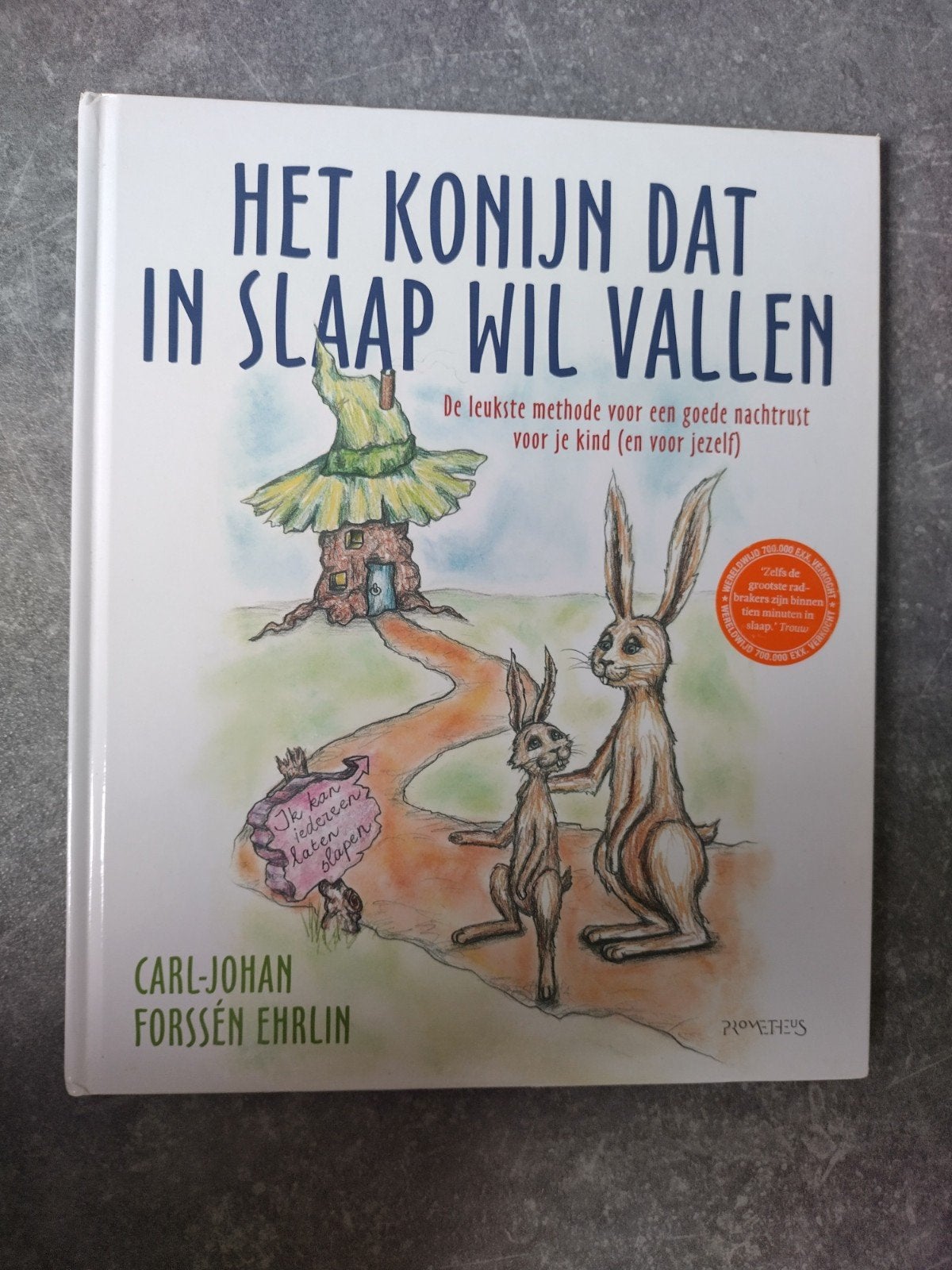 Het konijn dat in slaap wil vallen - Carl Forssén Ehrlinl, Ophalen of Verzenden, Zo goed als nieuw, Carl-Johan Forssén Ehrlin