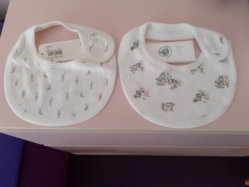 Petit Bateau 2x slabbetje nieuw en meer, Kinderen en Baby's, Nieuw, Overige maten, Petit Bateau, Overig