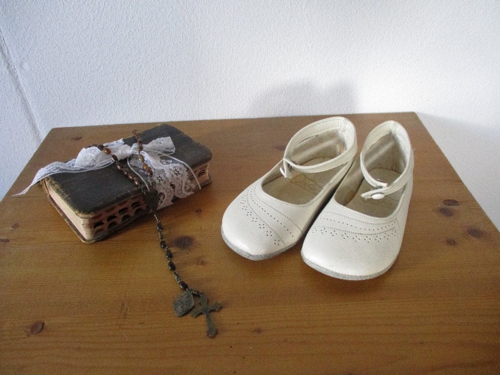 brocante vintage kinderschoentjes, Ophalen of Verzenden