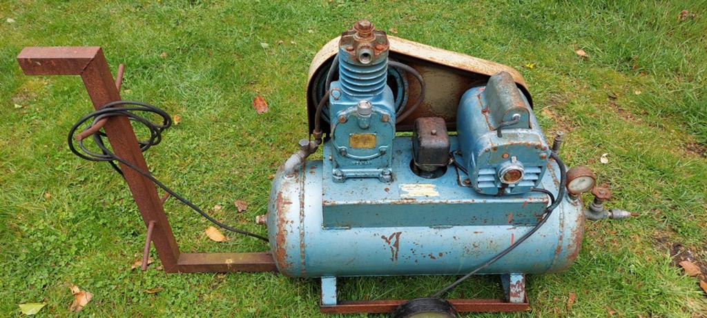 Compressor, 25 tot 100 liter, Ophalen, Gebruikt, Minder dan 200 liter/min