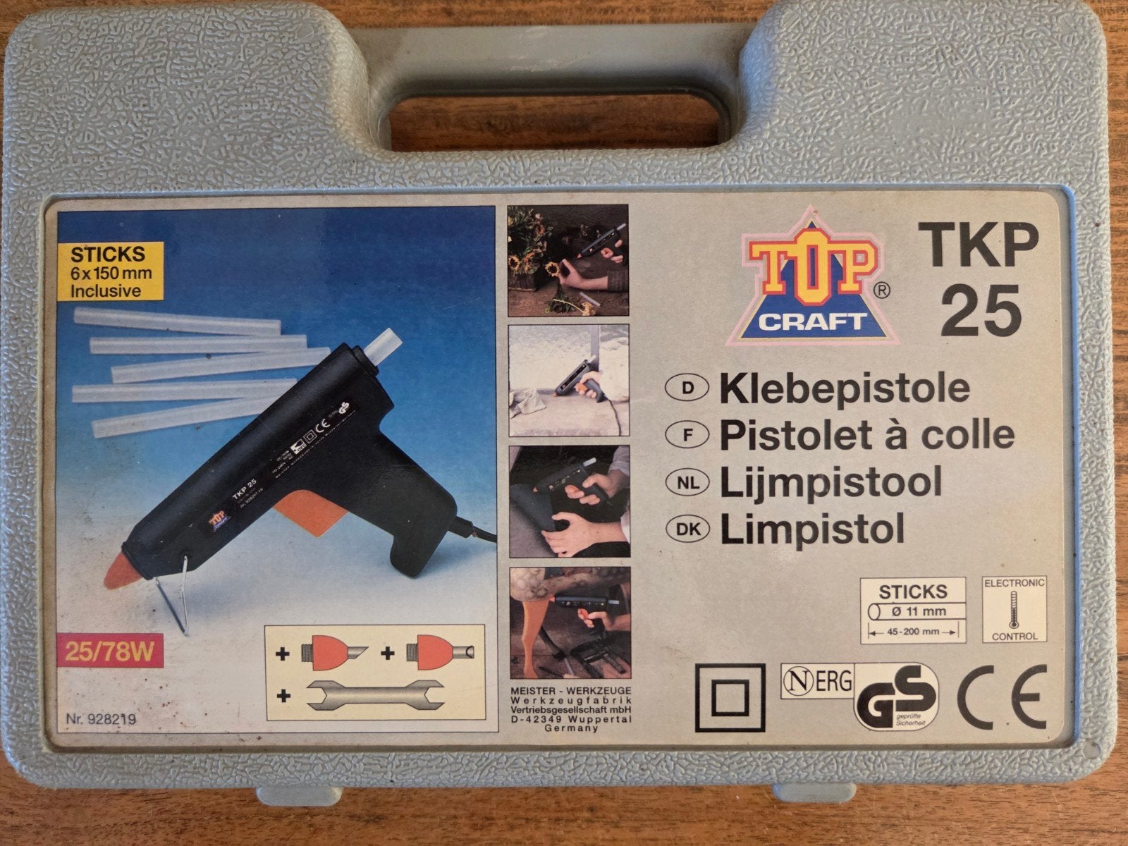 Compleet koffertje lijmpistool, Ophalen, Nieuw