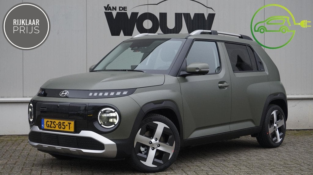 Hyundai INSTER Evolve 49 kWh + Winterpack + Tech Pack, Auto's, Hyundai, Stof, Gebruikt, 116 pk, Origineel Nederlands