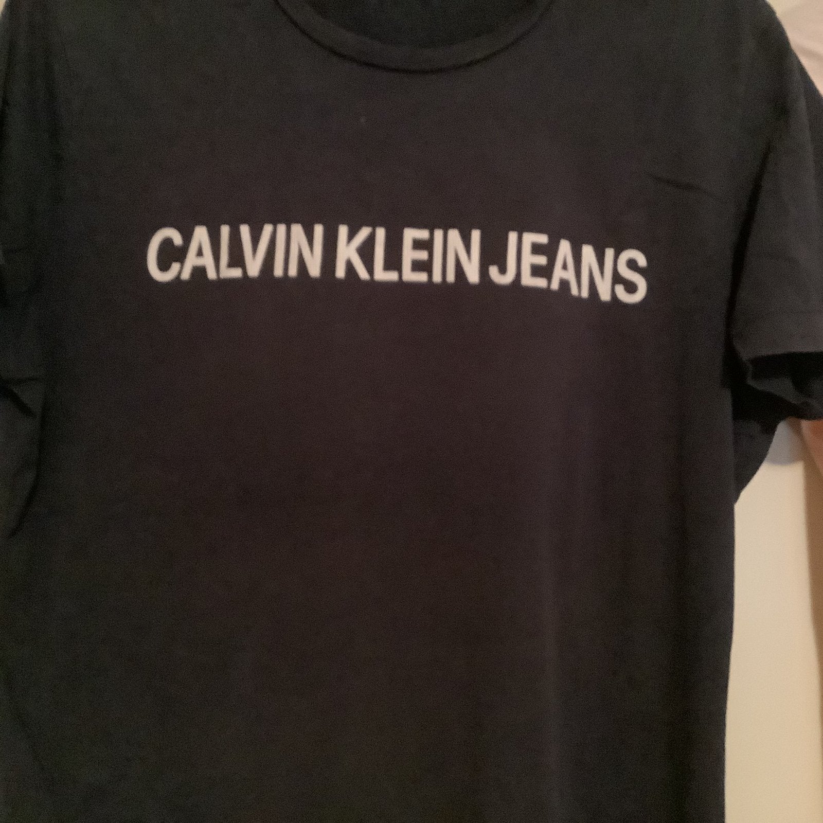 Calvin Klein shirt blauw maat M, Ophalen of Verzenden, Zo goed als nieuw, Maat 48/50 (M), Blauw