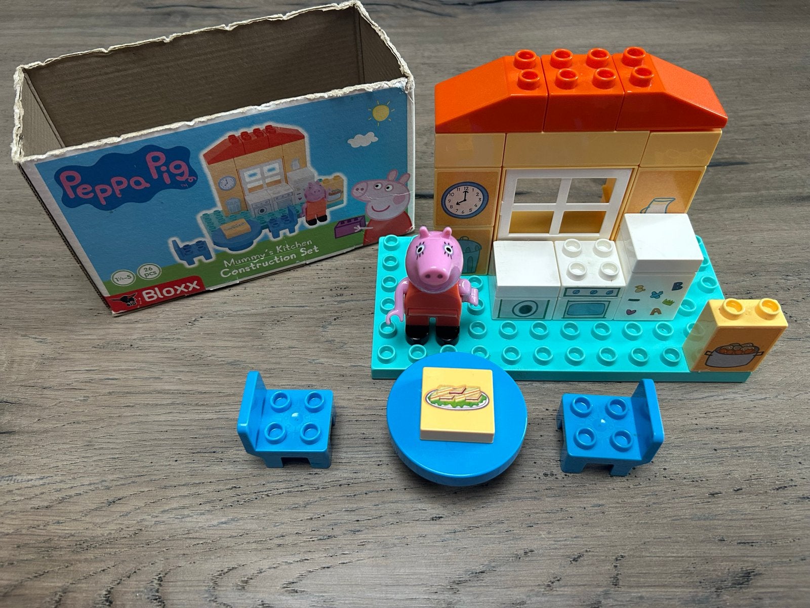 Peppa Pig Bloxx Mummy's Kitchen Bouwset, Ophalen, Zo goed als nieuw, Overige merken