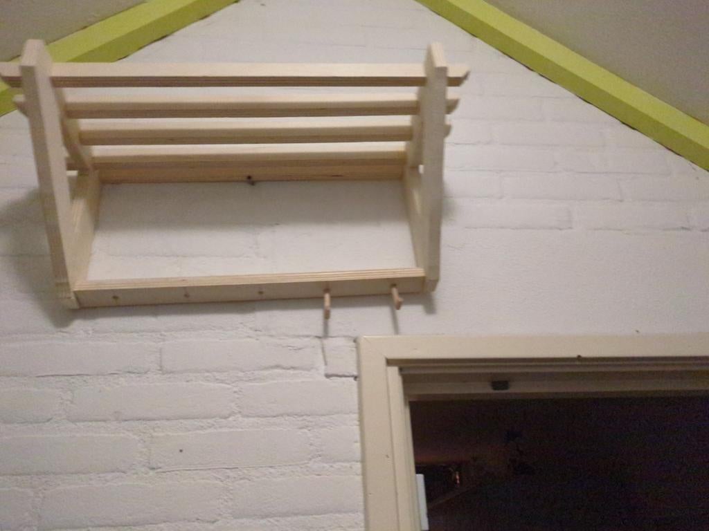 Kapstok, Huis en Inrichting, Woonaccessoires | Kapstokken, Ophalen, Hout, Wandkapstok, Minder dan 100 cm