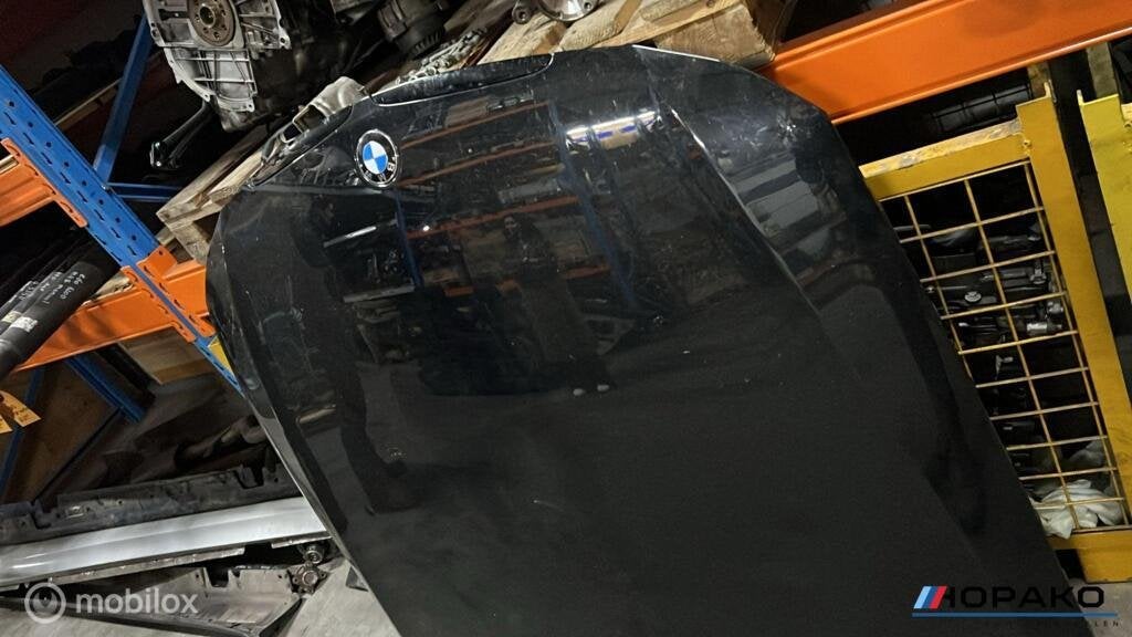 Motorkap zwart sapphire black metallic 475 - BMW E90 E91, Gebruikt, Einsteinlaan 5 rijswijk, Bmw, Ophalen of Verzenden