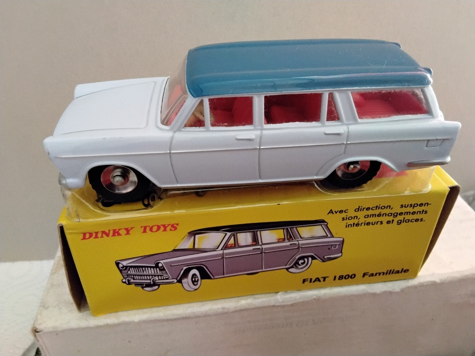 ATLAS DINKY TOYS FIAT 1800 FAMILIALE NO 548, Ophalen of Verzenden, Auto, Dinky Toys