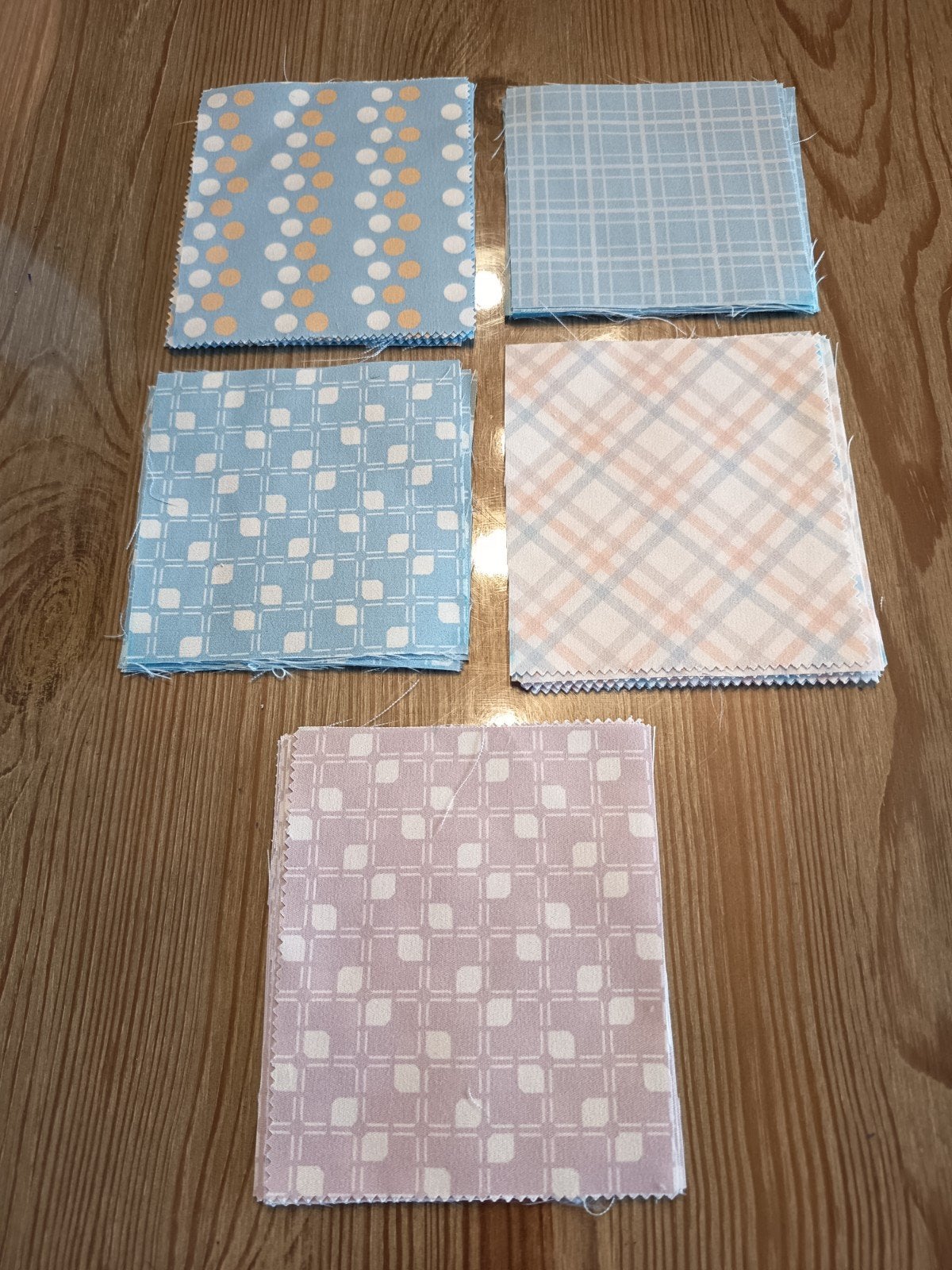 50 patchwork lapjes, Nieuw, Ophalen of Verzenden, 30 tot 120 cm, Katoen