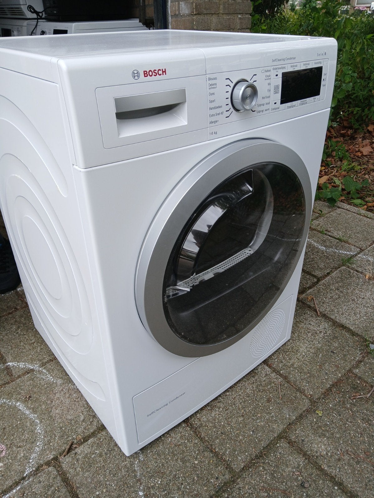 warmtepompdroger Bosch serie8 8kg A++ nette staat!, Ophalen, Overige typen, 8 tot 10 kg, Refurbished