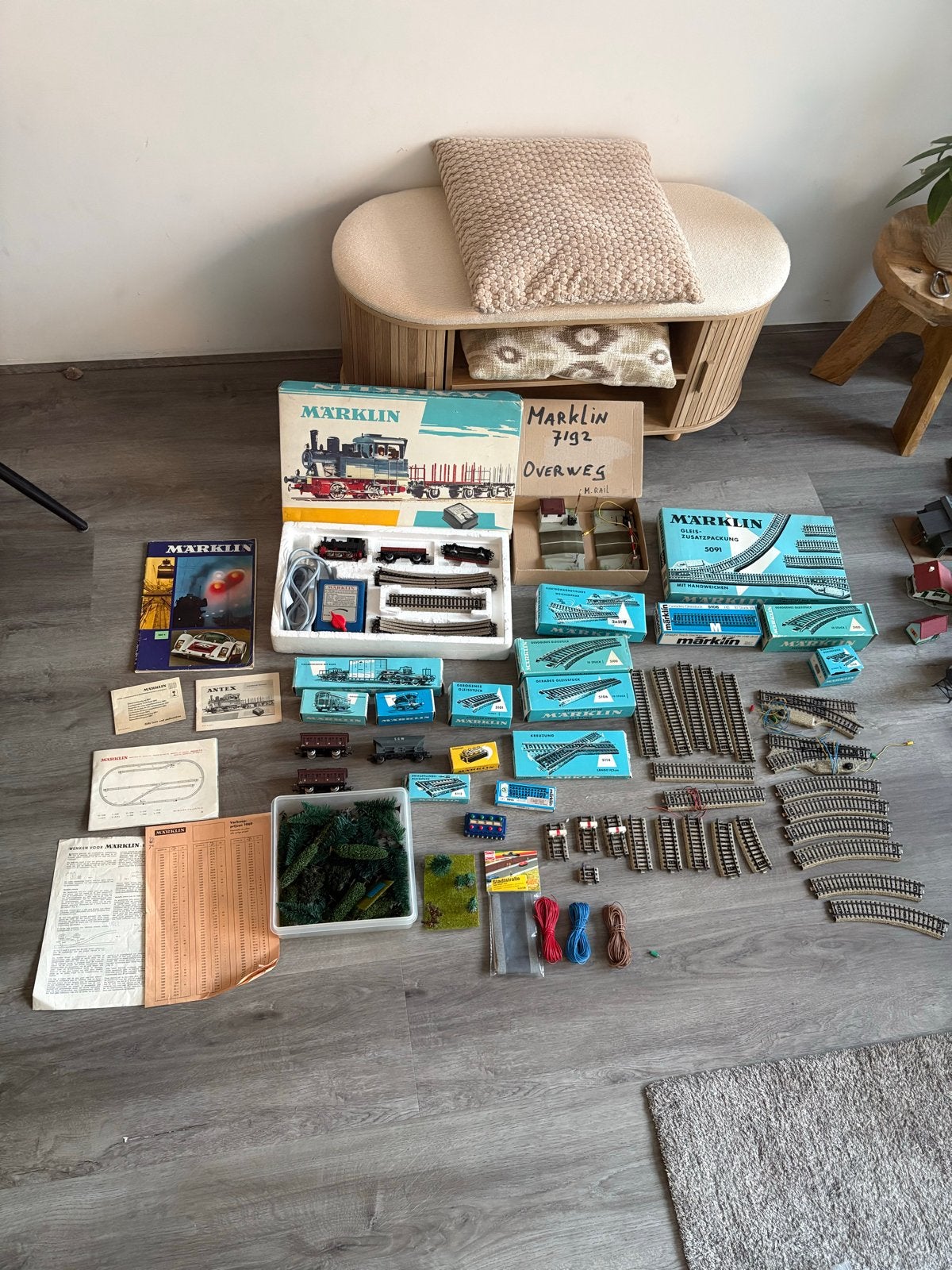 Märklin modeltreinen, startset, onderdelen, uitbreidingen, Hobby en Vrije tijd, Modeltreinen | H0, Wisselstroom, Ophalen of Verzenden