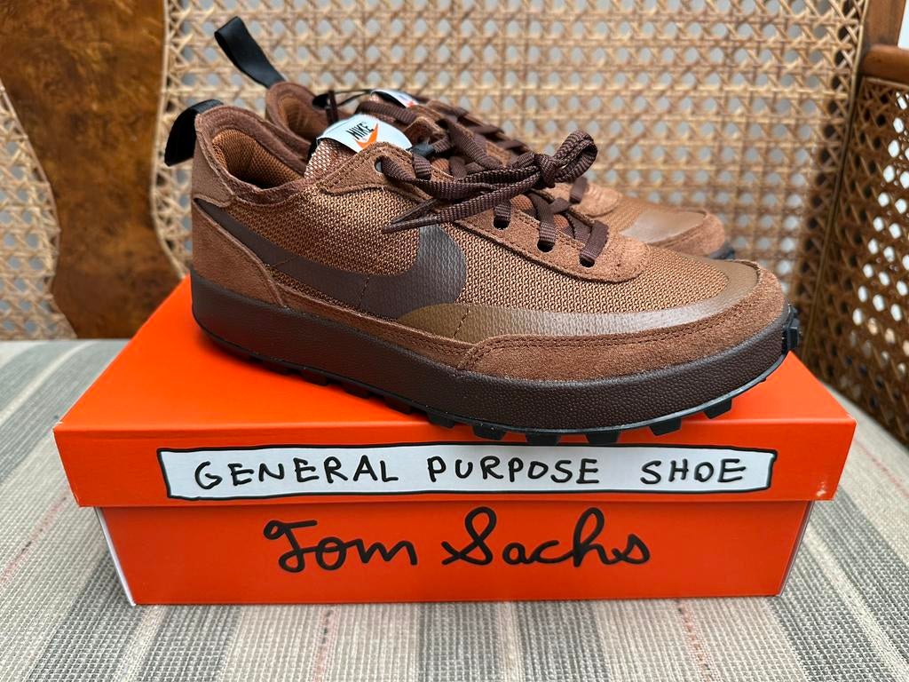Nieuw Nike x Tom Sachs General Purpose Patta Parra 40.5, Bruin, Nieuw, Ophalen of Verzenden, Sneakers of Gympen