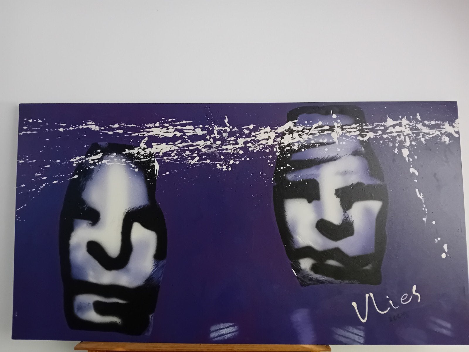 Handgeschilderd op doek, Ophalen