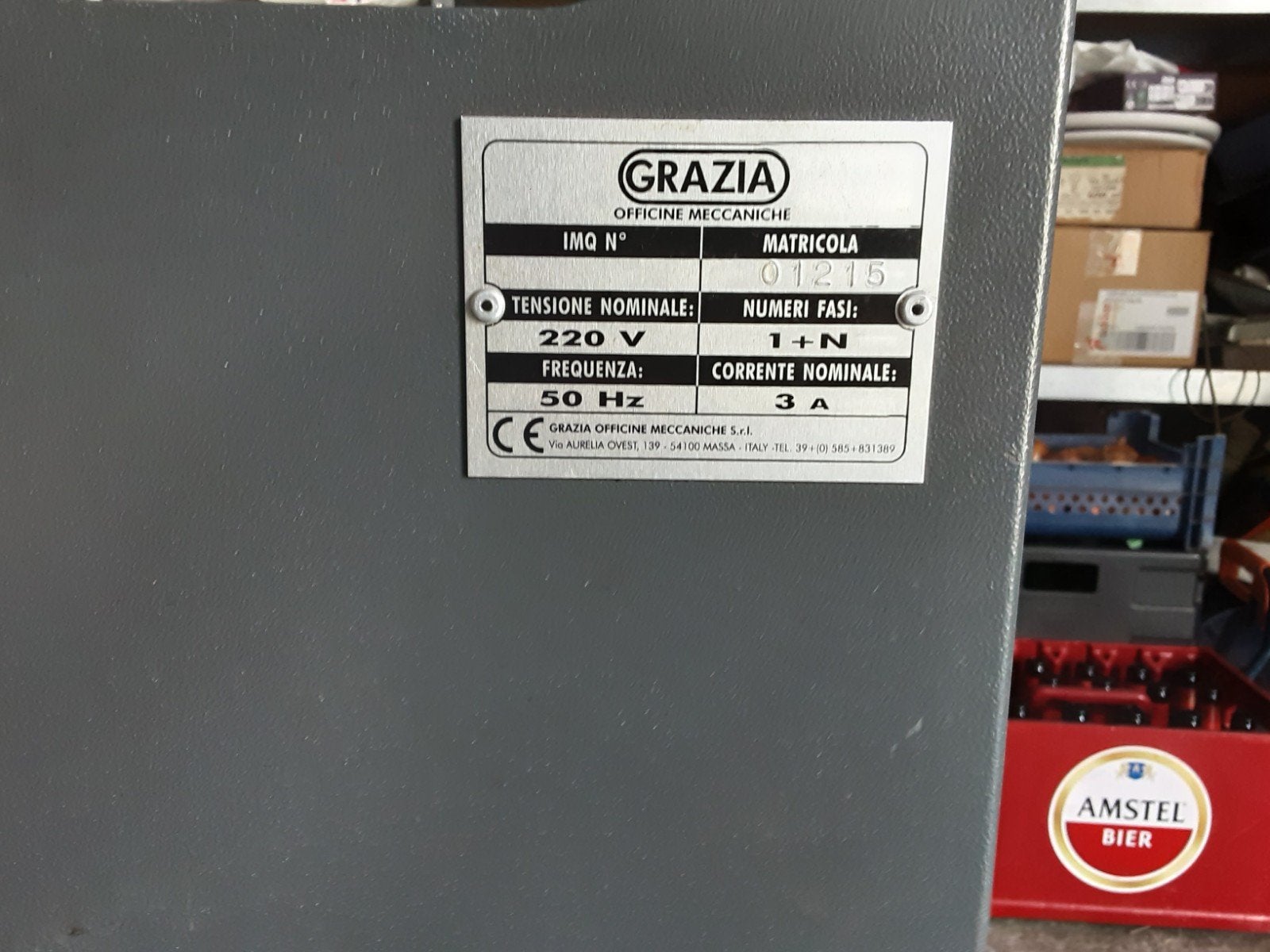 Grazia schaarlift voor auto's - 220V, Auto diversen, Ophalen, Gebruikt