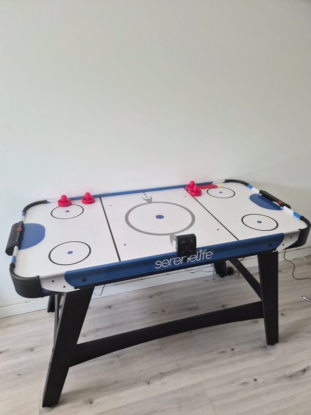 SereneLife Airhockeytafel met scoreteller, Ophalen, Gebruikt