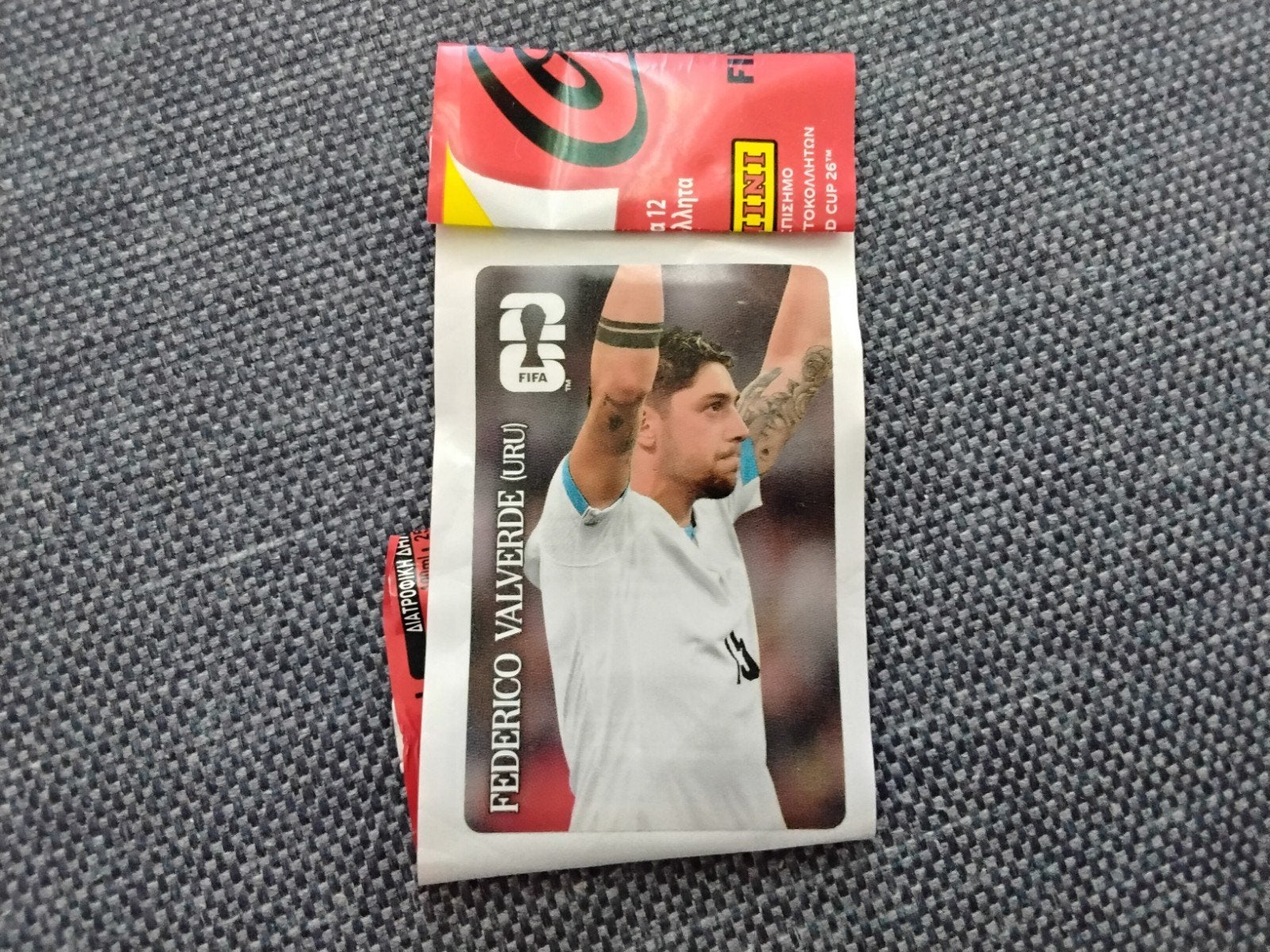 FIFA World Cup 20226 Panini Sticker Federico Valverde, Hobby en Vrije tijd, Ophalen of Verzenden, Zo goed als nieuw, Sticker