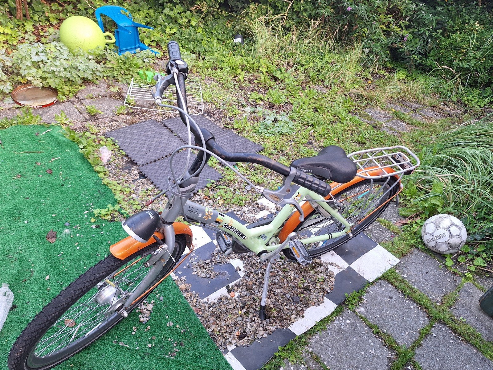 Gazelle Whale kinderfiets - Gebruikt, Ophalen, 20 inch of meer, Gebruikt, Velgrem