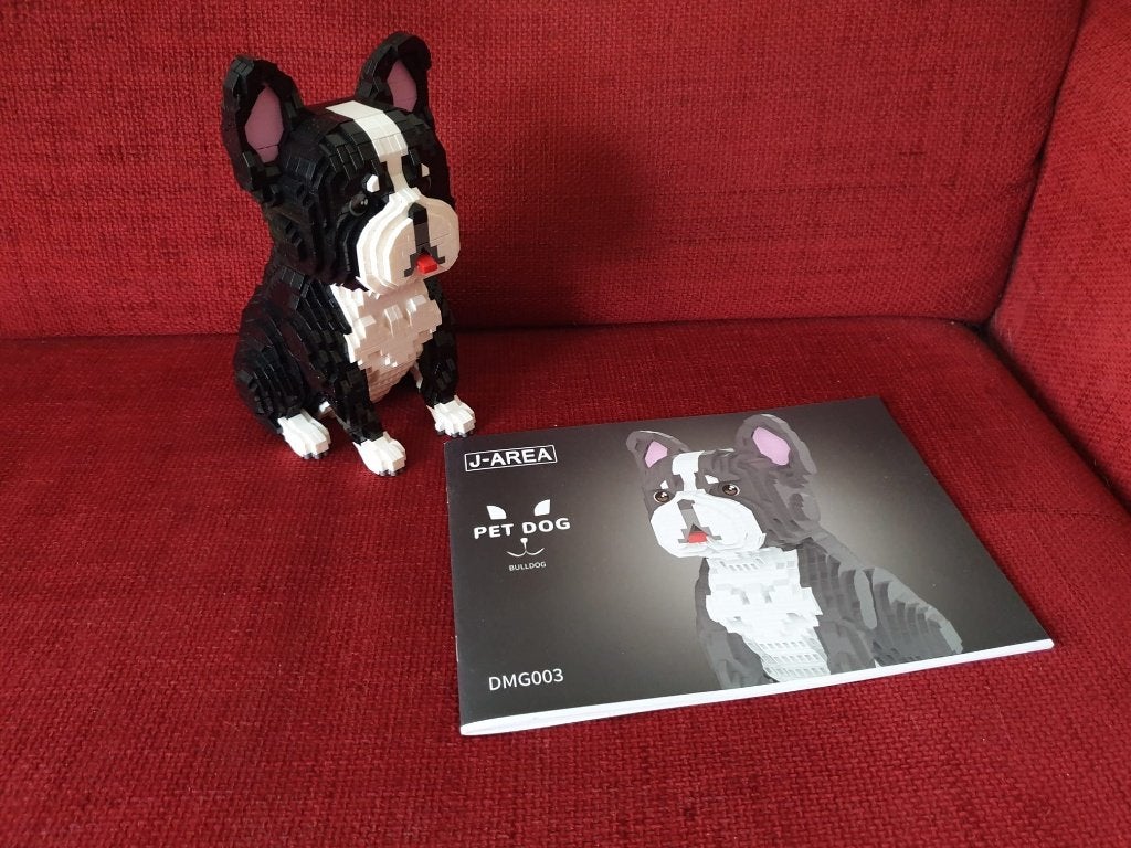 Mini bouwstenen lepin Bull dog, Ophalen of Verzenden, Zo goed als nieuw