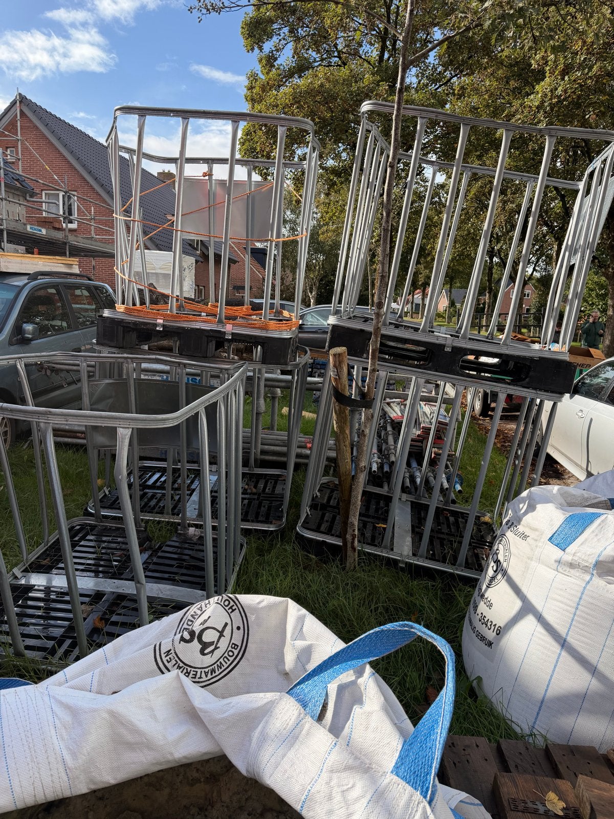 5 IBC kooien zonder tank, met kunststof pallet, Ophalen, 100 cm of meer, 60 cm of meer, Overige typen