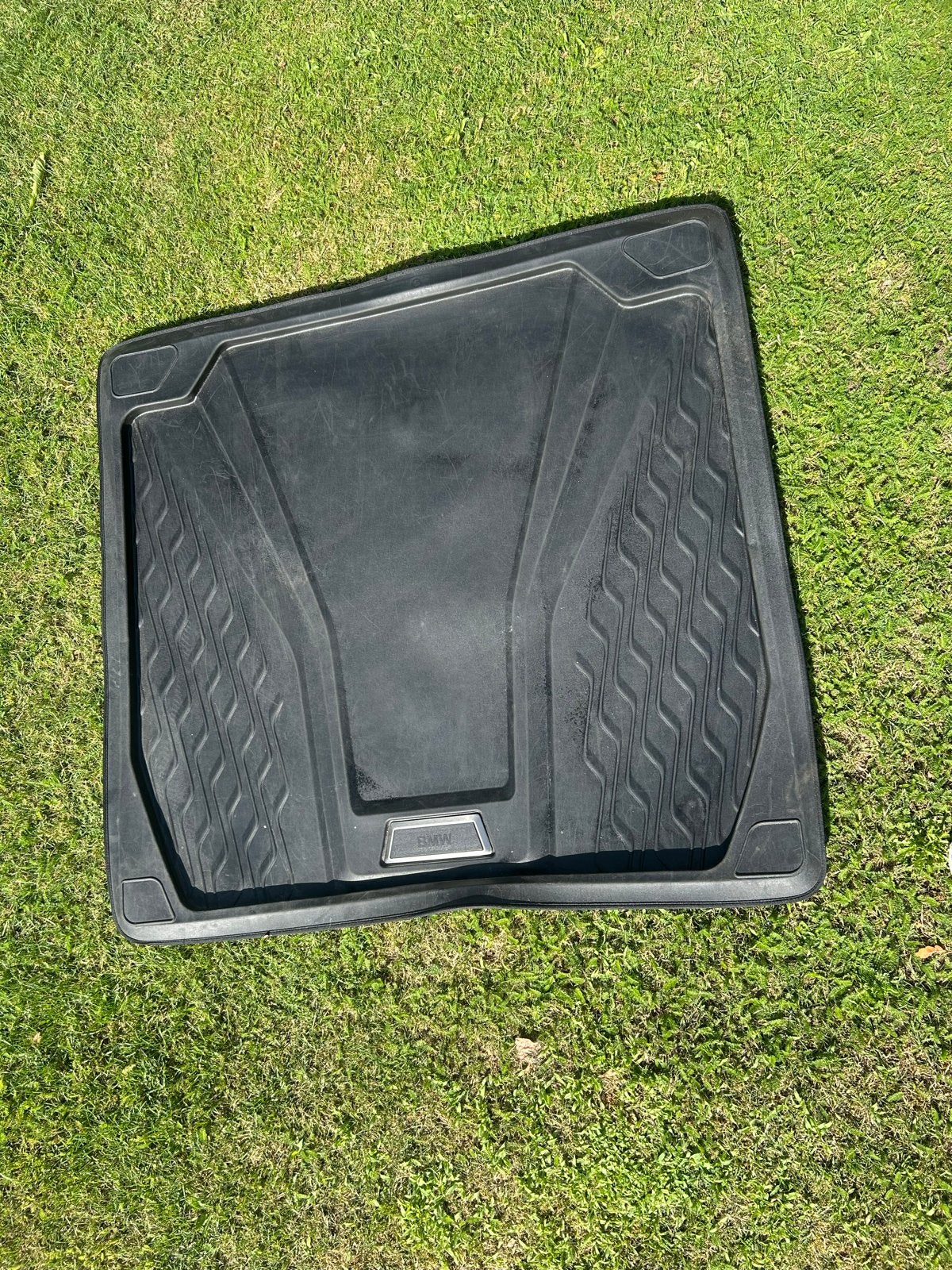 BMW X5 rubberen kofferbakmat, Auto diversen, Automatten, Gebruikt, Ophalen of Verzenden